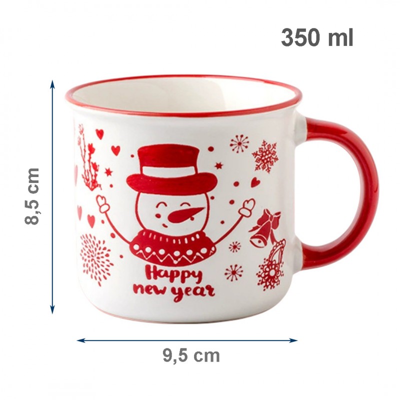 Świąteczny Kubek ceramiczny 350 ml + Pudełko na Prezent KB13 - obrazek 2