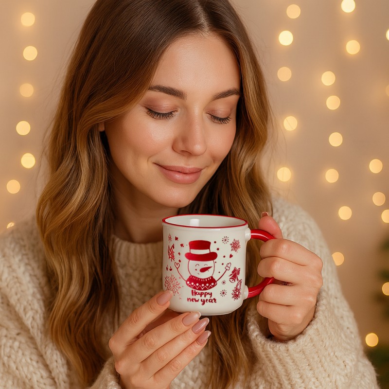 Świąteczny Kubek ceramiczny 350 ml + Pudełko na Prezent KB13 - obrazek 3