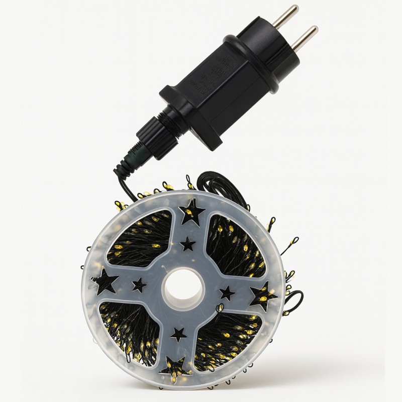 Zewnętrzne/wewnętrzne lampki choinkowe ryż 900 LED 27m, barwa ciepłe białe LAMP58CB