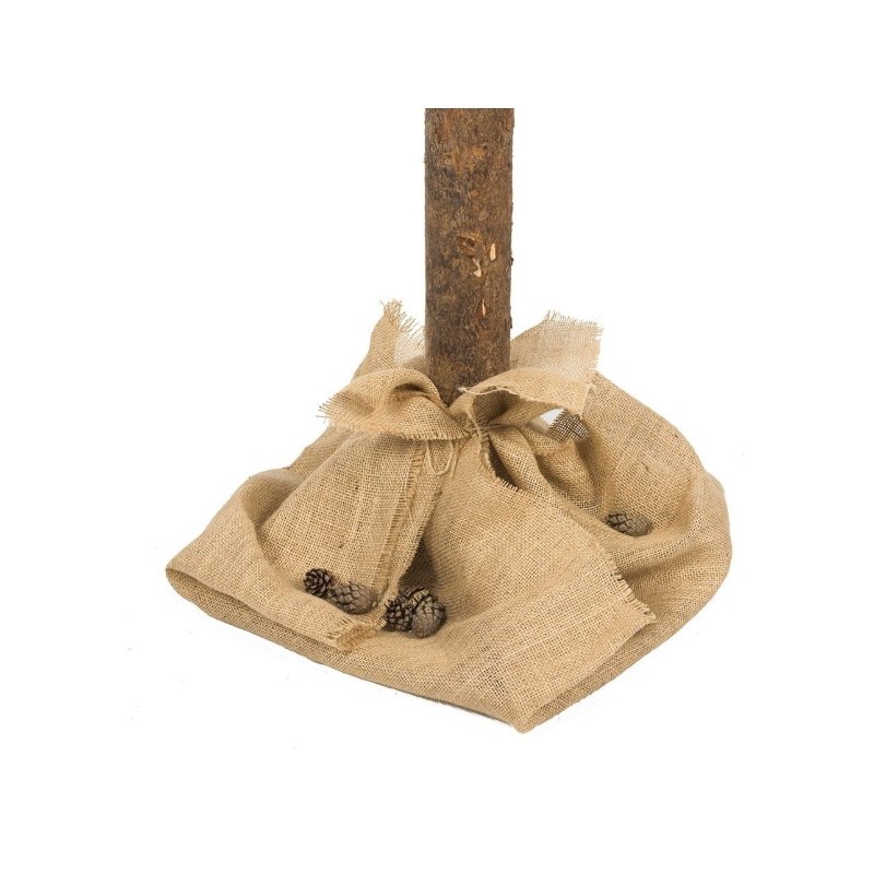 CHOINKA NA PNIU Z SOSNY, SZTUCZNA jak żywa ŚWIERK 120 CM GĘSTA OŚNIEŻONA CHO07 - obrazek 2