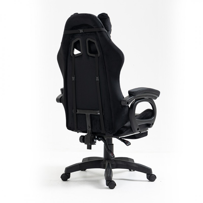 Fotel gamingowy obrotowy STUDENT, podnóżek i poduszka masująca KO23CZ - obrazek 5