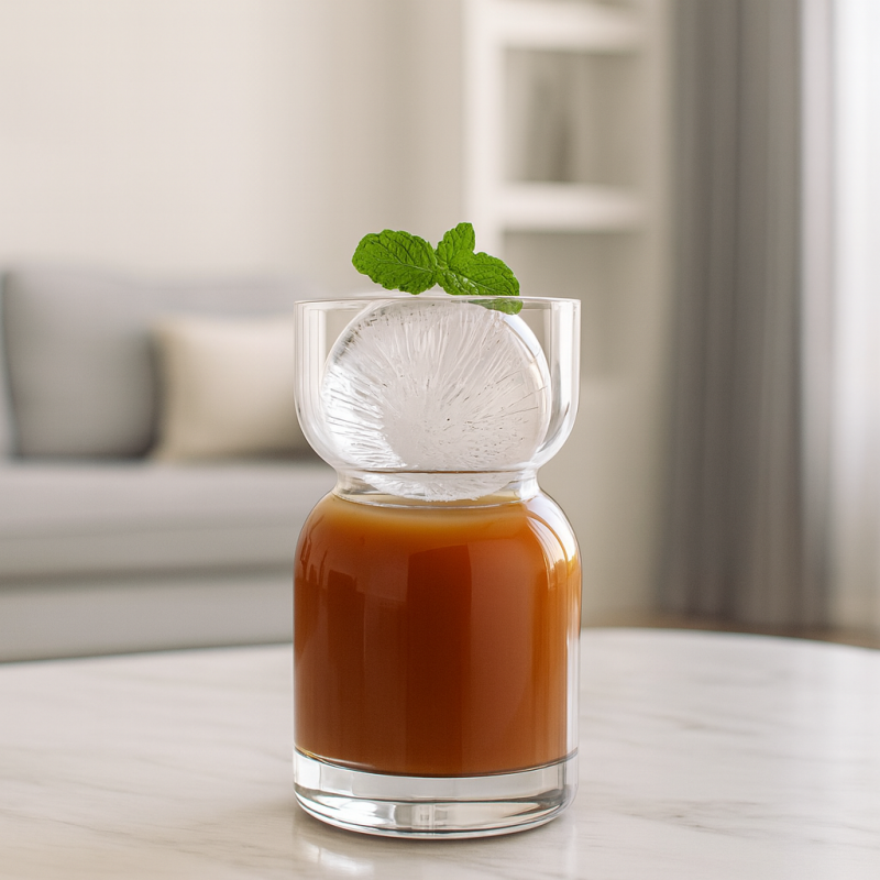 Szklanka Klepsydra Flow Glass 350 ml 1szt - SZK191 - obrazek 6