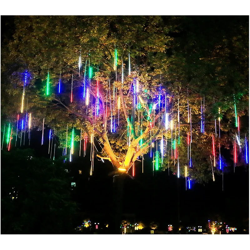 Światełka lampki zewnętrzne Padający Śnieg METEORY sople LAMP23MULTI - obrazek 2