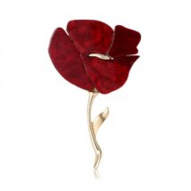 Broszka ozdobna – mak BZ224