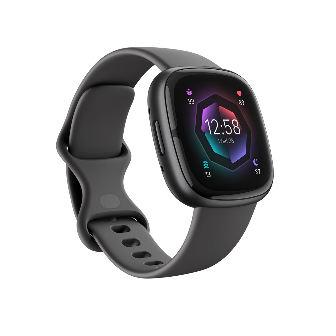 Fitbit Inteligentny zegarek NFC GPS Ekran dotykowy AMOLED Monitorowanie aktywności 24/7 Wodoodporny Bluetooth Wi-Fi Shadow Szary / Grafitowy