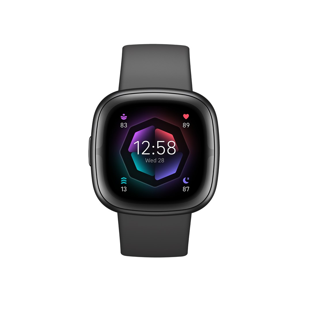 Fitbit Inteligentny zegarek NFC GPS Ekran dotykowy AMOLED Monitorowanie aktywności 24/7 Wodoodporny Bluetooth Wi-Fi Shadow Szary / Grafitowy - obrazek 3