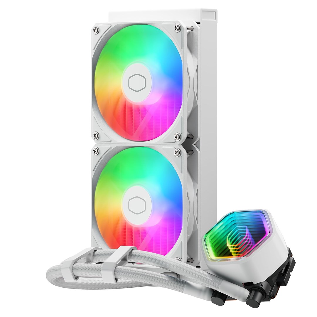 Cooler Master MasterLiquid 240 Core II White Procesor Zestaw do chłodzenia płynami 12 cm Biały - obrazek 4