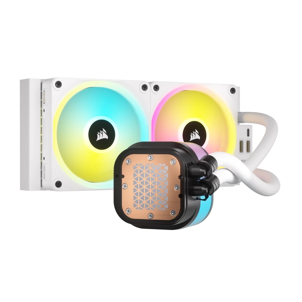 Chłodzenie wodne Corsair iCUE LINK H100i RGB White - obrazek 4