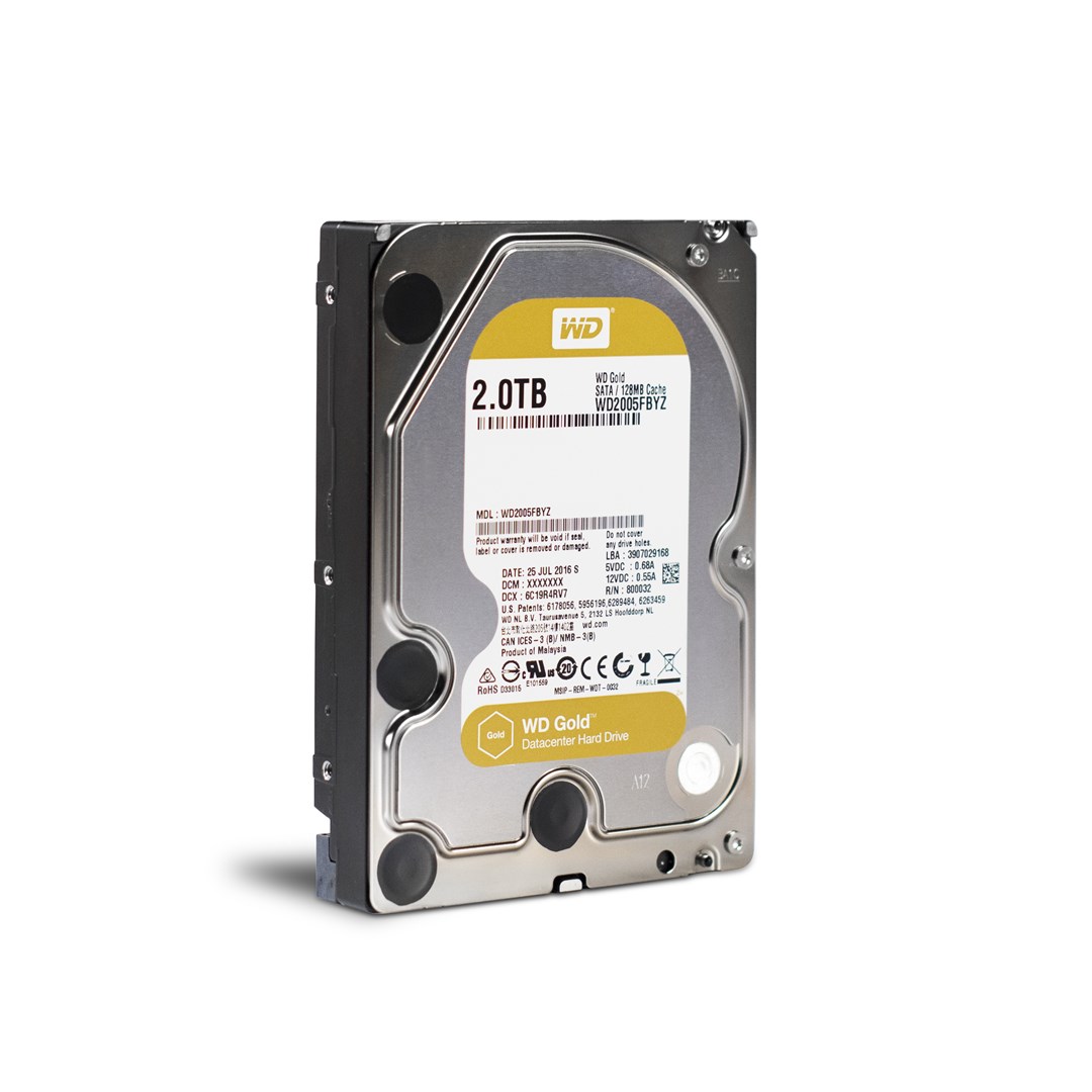 Dysk serwerowy HDD WD Gold DC HA750 WD2005FBYZ (2 TB; 3.5"; SATA) - obrazek 3