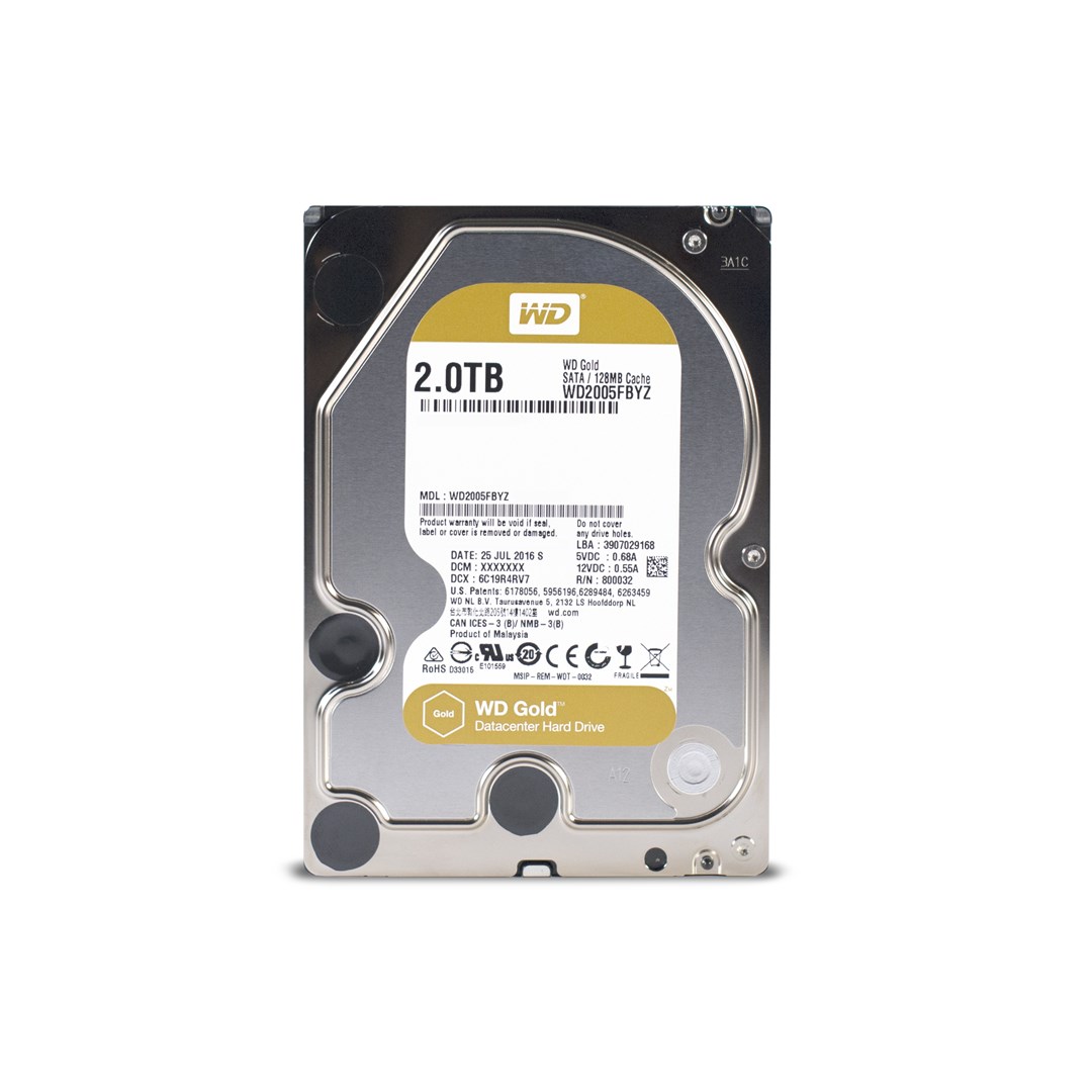Dysk serwerowy HDD WD Gold DC HA750 WD2005FBYZ (2 TB; 3.5"; SATA) - obrazek 4