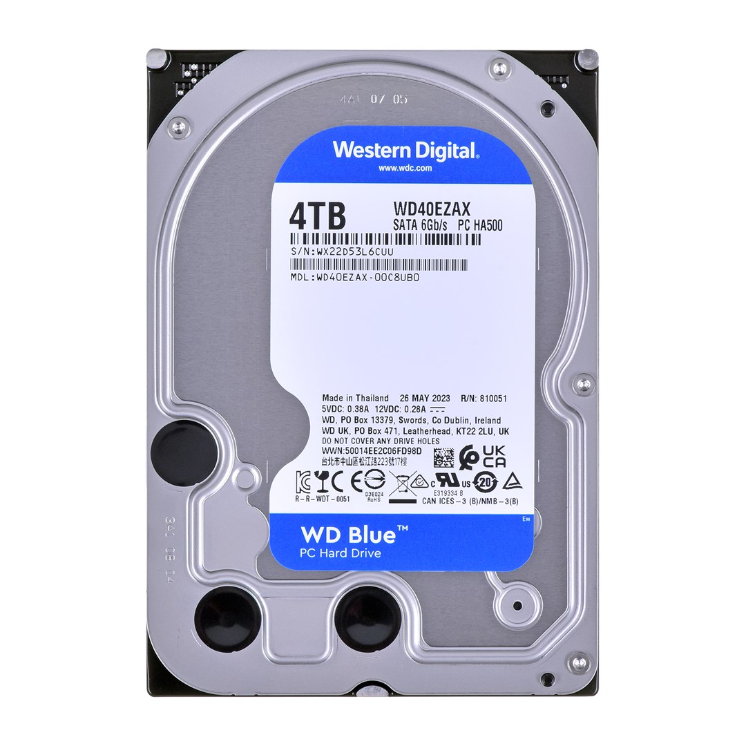 Dysk HDD WD Blue WD40EZAX (4 TB ; 3.5"; 256 MB; 5400 obr/min)