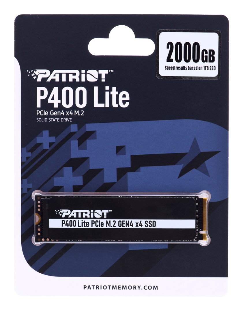 SSD Patriot Viper P400 Lite M.2 PCI-Ex4 NVMe 2000GB - obrazek 4