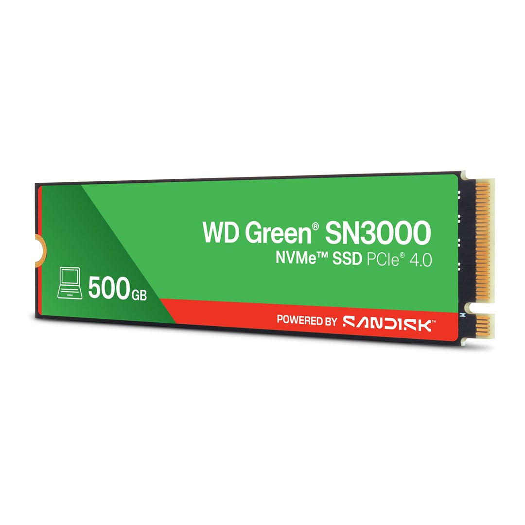 Dysk SSD WD Green SN3000 500GB M.2 NVMe WDS500G4G0E - obrazek 3
