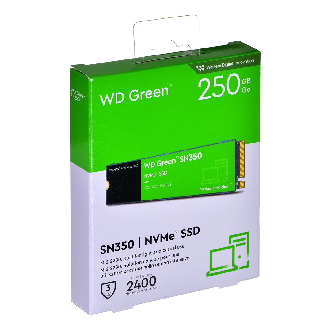 Dysk SSD WD Green SN350 WDS250G2G0C (250GB ; M.2 ; PCIe NVMe 3.0 x4) - obrazek 4