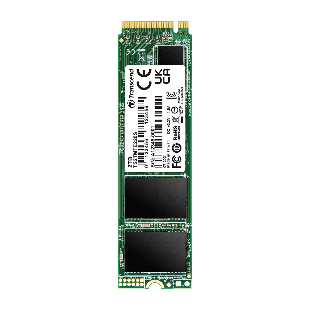 SSD PCIE G3 M.2 NVME 2TB/TS2TMTE220S TRANSCEND - obrazek 3