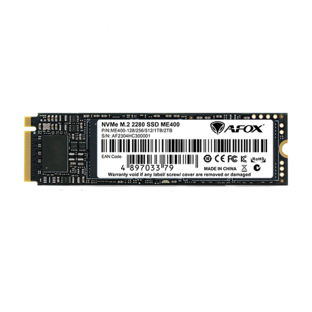 AFOX ME400 SSD M.2 PCI-E 4.0 X4 1TB TLC 7.3 / 5.2 GB/S NVME ME400-1024GN - obrazek 4