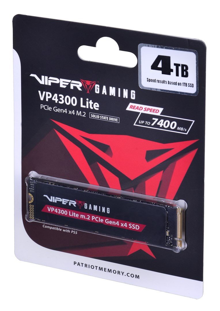 SSD Patriot Viper VP4300L M.2 PCI-Ex4 NVMe 4TB - obrazek 3