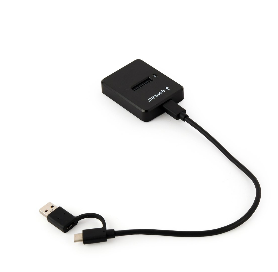 GEMBIRD STACJA DOKUJĄCA DO DYSKÓW M.2 SATA I NVME SSD CZARNA