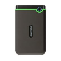Transcend StoreJet 25M3C zewnętrzny dysk twarde 2 TB 2.5″ USB Type-C 3.2 Gen 1 (3.1 Gen 1) Czarny, Zielony