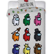 Pościel młodzieżowa dziecięca Among Us 001 160x200cm + poduszka 70x80cm