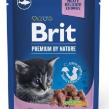BRIT Premium by Nature Kitten White fish – mokra karma dla kota – 100 g