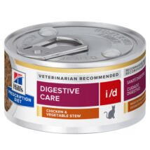 HILL’S PD Diet i/d Digestive Care Feline potrawka z kurczaka – mokra karma dla kota – 82 g
