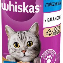 WHISKAS Adult z Tuńczykiem w galaretce – mokra karma dla kota – puszka – 400 g