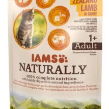 IAMS Naturally Adult z kurczakiem i jagnięciną nowozelandzką w sosie 85g kot