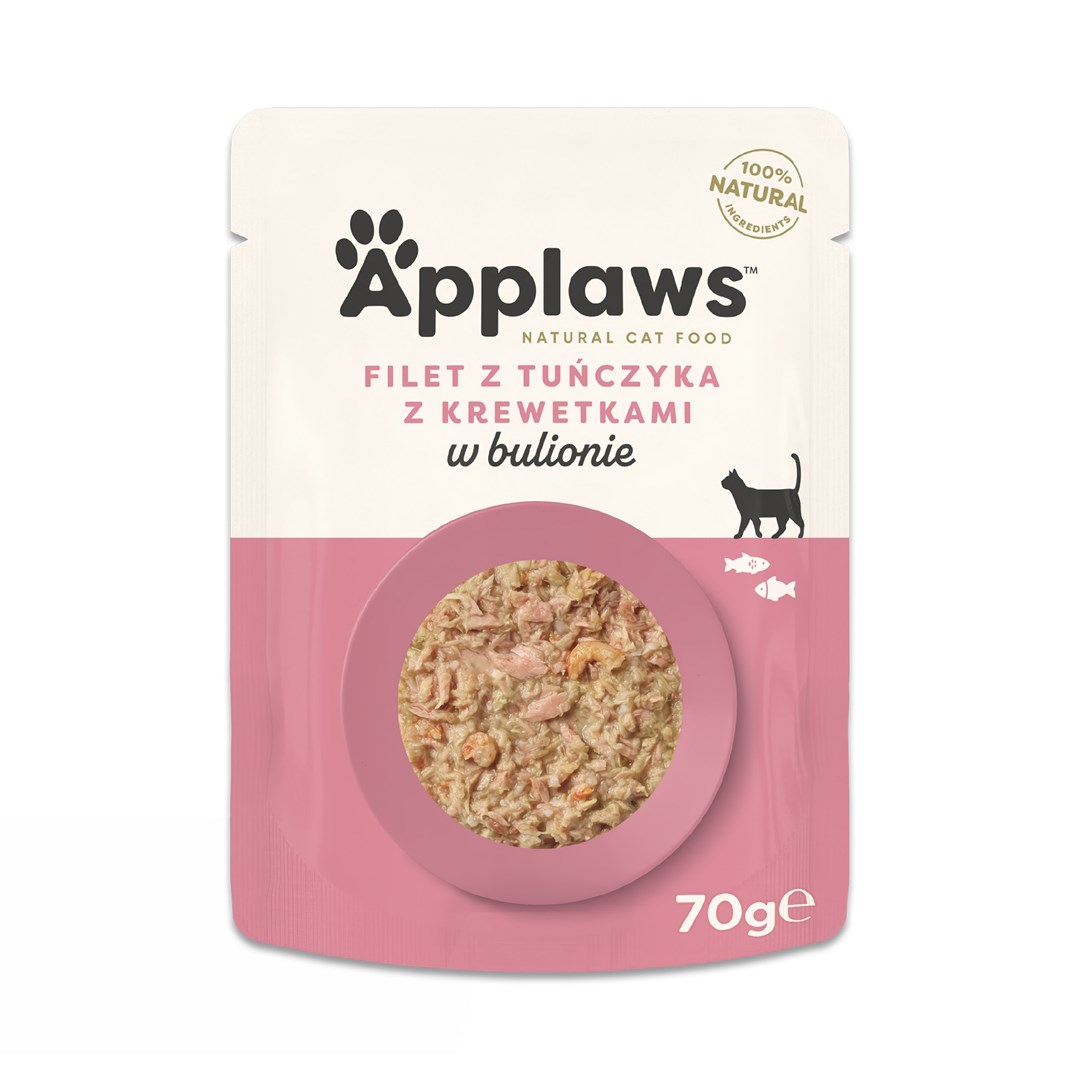 Applaws Cat Pouch Tuna Fillet with Pacific Prawn 70g