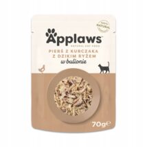 APPLAWS Natural Cat Food Kurczak z ryżem – mokra karma dla kota – 70g