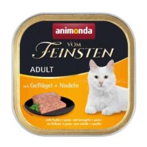 ANIMONDA Vom Feinsten Menue Cat drób z makaronem – mokra karma dla kota – 100g