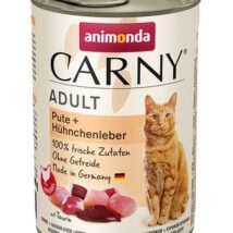ANIMONDA Cat Carny Adult indyk i wątróbka z kurczaka – mokra karma dla kota – 400 g