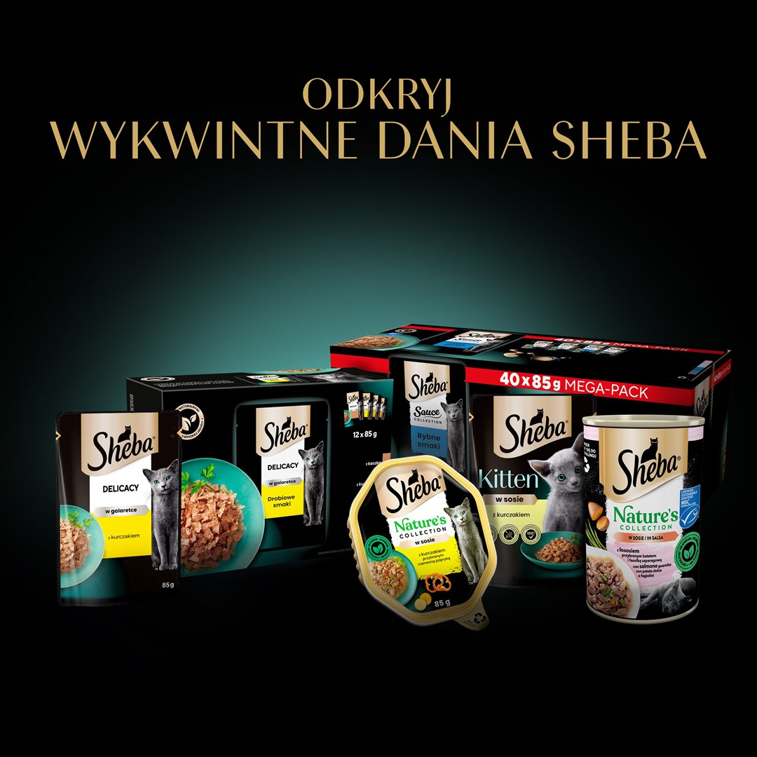SHEBA Selection Select Slices Drobiowe Smaki 85g - obrazek 3