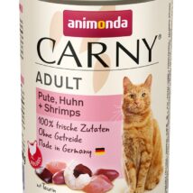ANIMONDA Carny Adult indyk, kurczak, krewetki – mokra karma dla kota – 400g