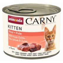 ANIMONDA Carny Kitten Wołowina Indyk – mokra karma dla kota – 200 g