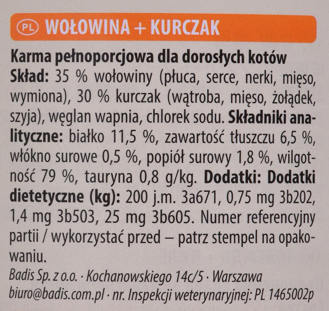 ANIMONDA Carny Adult wołowina i kurczak - mokra karma dla kota - 800g - obrazek 3