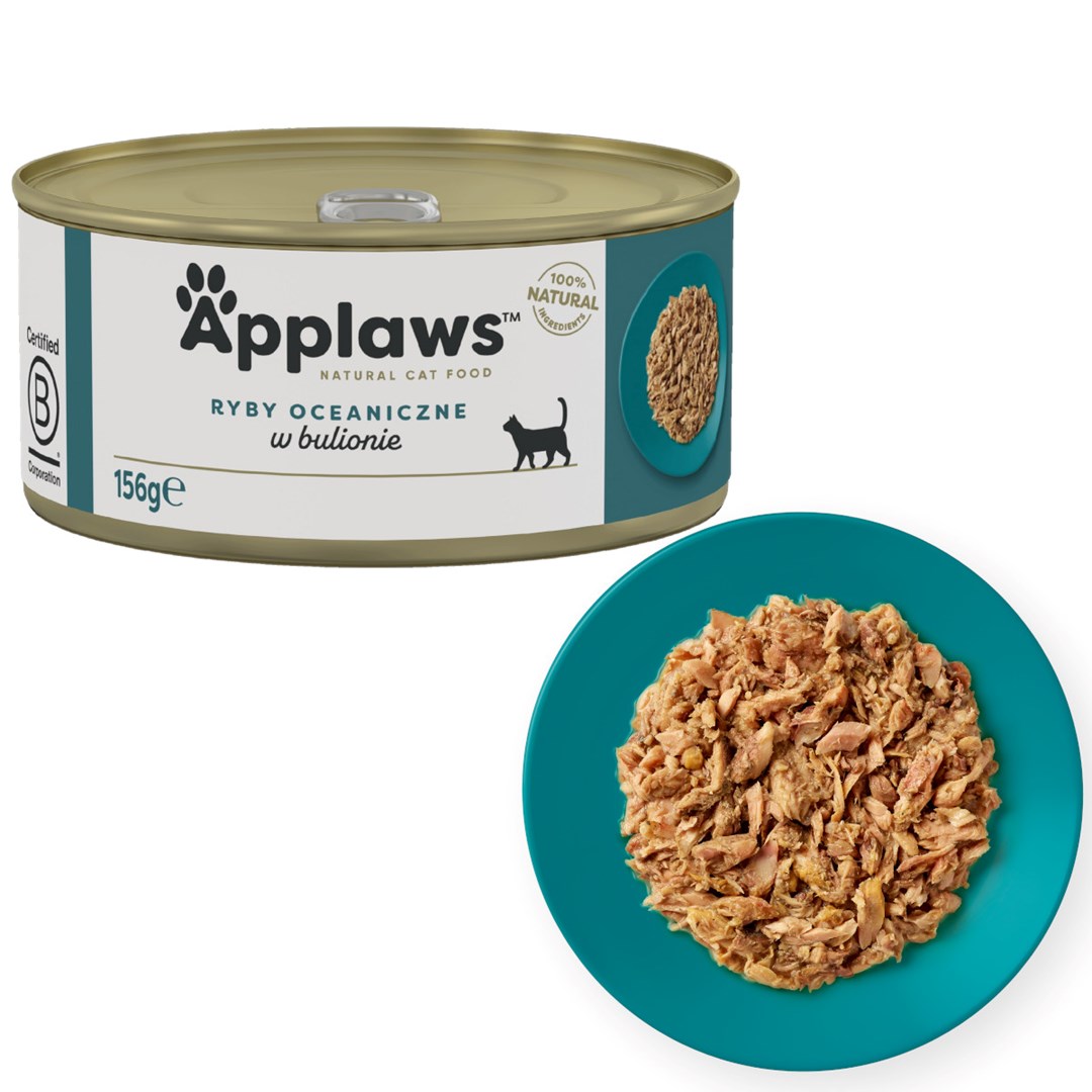 Applaws Cat Tin Ocean Fish 156g - obrazek 4