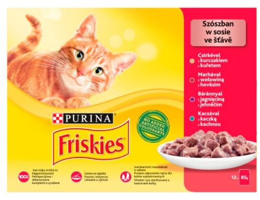 Friskies Mix mięsny - mokra karma dla kota - 12 x 85 g - obrazek 3