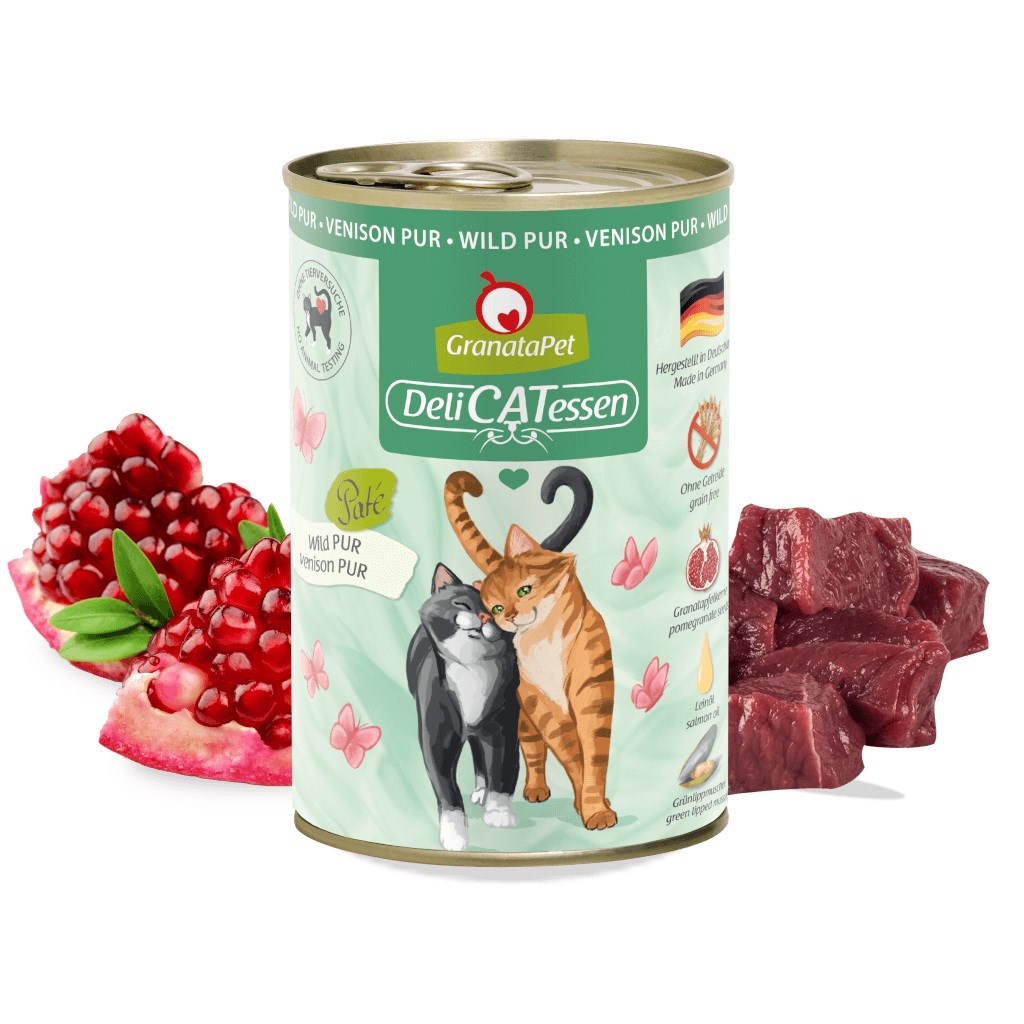 GranataPet DeliCatessen dziczyzna mokra karma dla kota 400g - obrazek 3