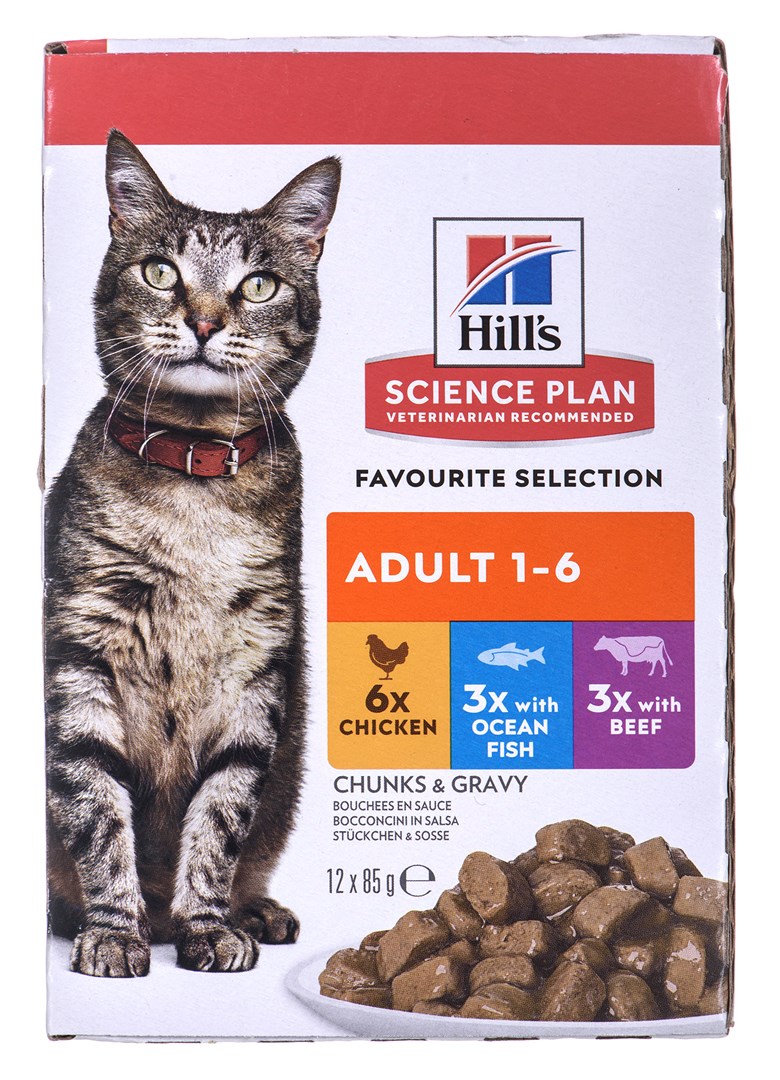 HILL'S Feline Adult Multipack Classic - saszetka 12x85g - obrazek 3