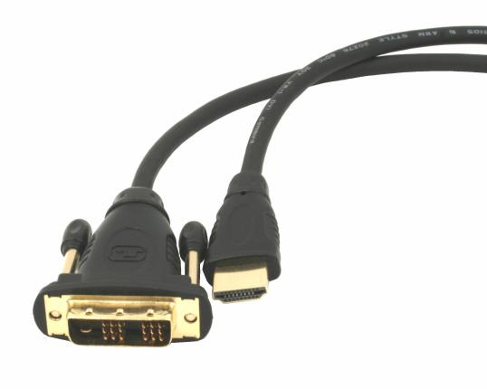 Kabel HDMI-DVI (18+1) Gembird CC-HDMI-DVI-6 (1,8 m) - obrazek 2