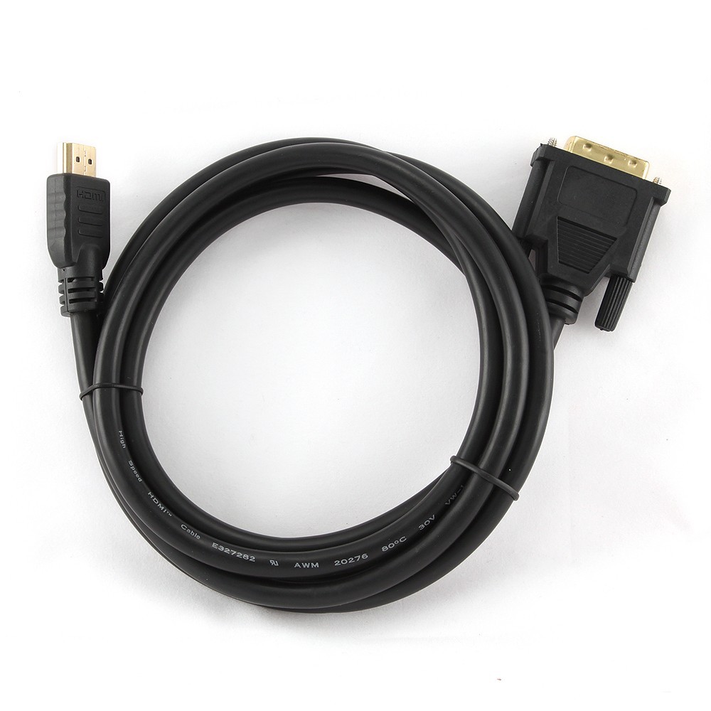 Kabel HDMI-DVI (18+1) Gembird CC-HDMI-DVI-6 (1,8 m) - obrazek 3