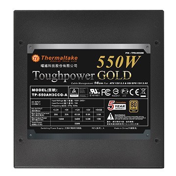 Zasilacz Thermaltake Toughpower 550W GOLD (Modular) - obrazek 3