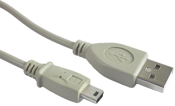 Kabel mini USB-USB Gembird AM-BM5P (1,8 m) - obrazek 3