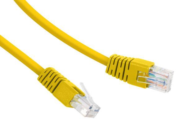 Kabel sieciowy UTP Gembird PP12-0.5M/Y kat. 5e, Patch cord RJ-45 (0,5 m) - obrazek 2