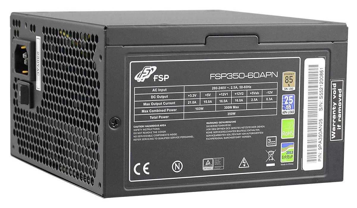 Zasilacz FSP Fortron 350-60APN 350W - obrazek 4