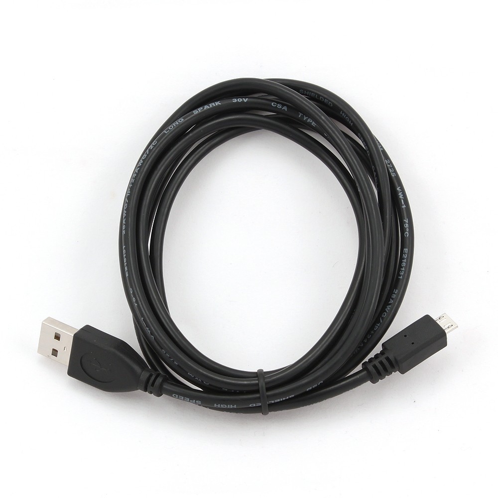 Kabel micro USB-USB 2.0 Gembird AM-MBM5P (0,3 m) - obrazek 2