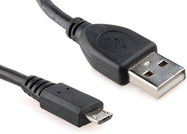 Kabel micro USB-USB 2.0 Gembird AM-MBM5P (0,3 m) - obrazek 3