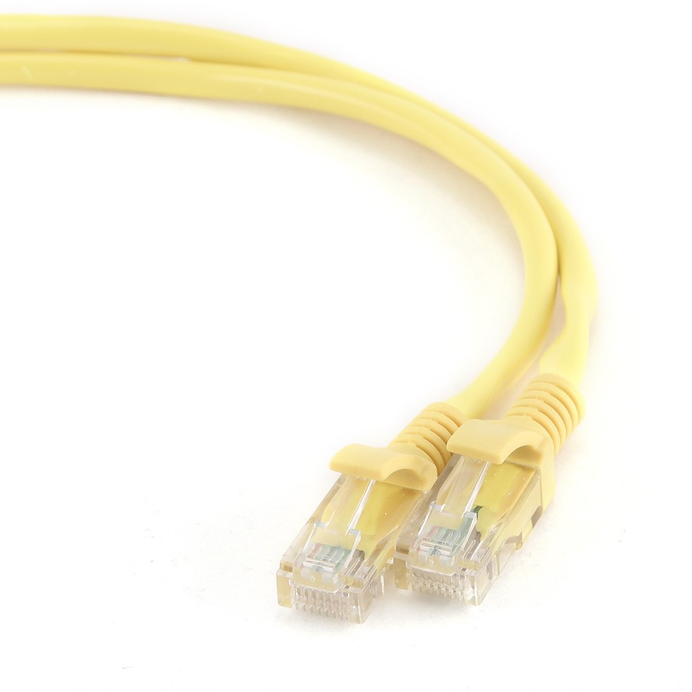 Kabel sieciowy UTP Gembird PP12-0.25M/Y kat. 5e, Patch cord RJ-45 (0,25 m) - obrazek 3