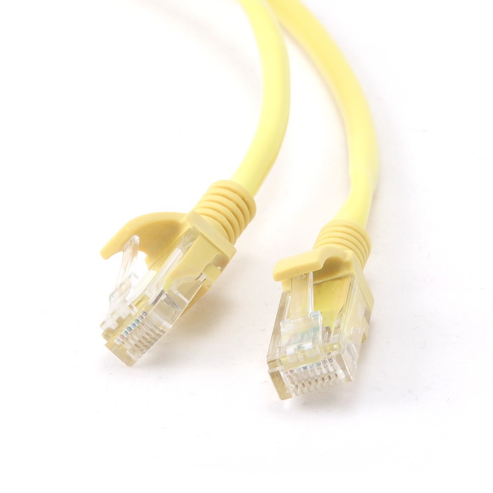 Kabel sieciowy UTP Gembird PP12-0.25M/Y kat. 5e, Patch cord RJ-45 (0,25 m) - obrazek 5